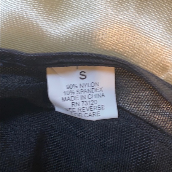 Black Sheer Rhinestones CROP Top “SEXY “NWOT. - Picture 8 of 8